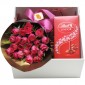 Presente Mini Rosas Chocolate Lindt